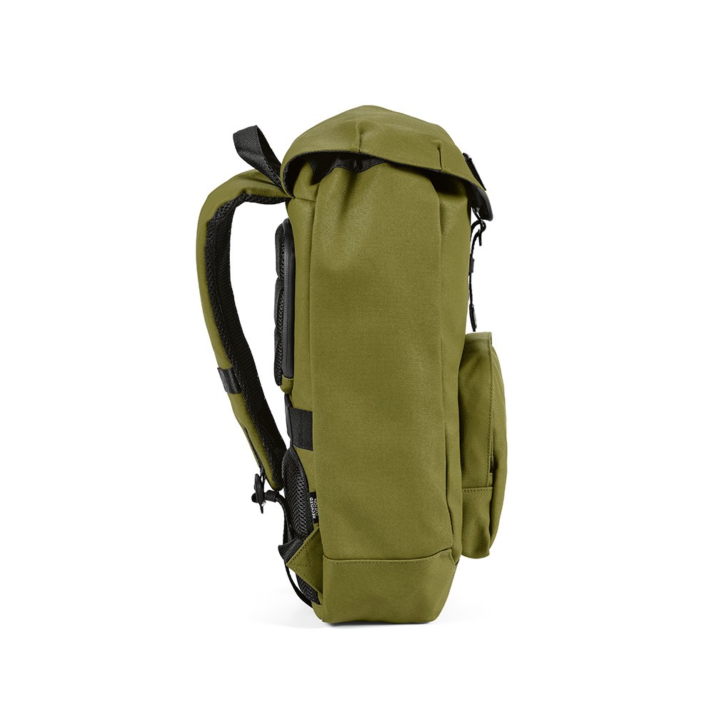 Copenhagen Laptop Rucksack 20L recy. Baumwolle 240 gsm  - Armeegrün