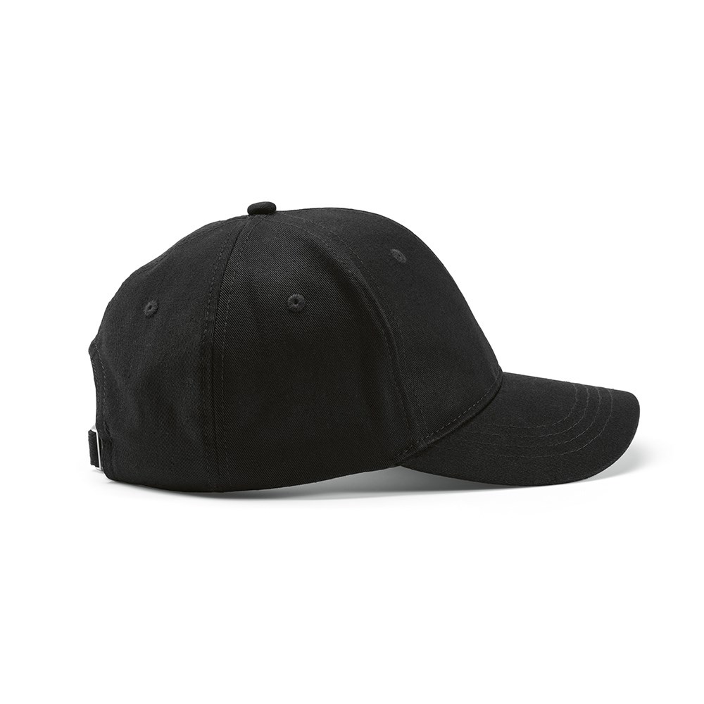 Darrell Cap recy. Baumwolle 280 gsm  - Schwarz