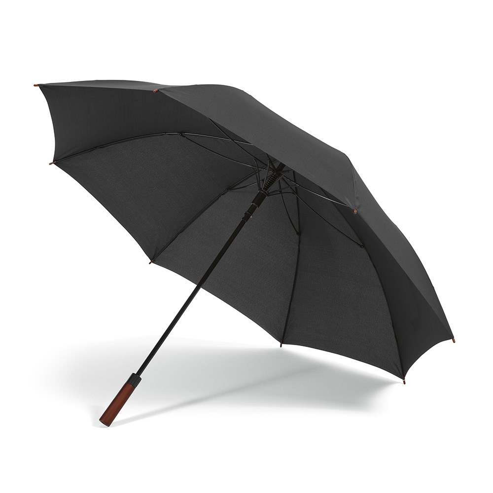 Aretha 32" Regenschirm rPET - Schwarz