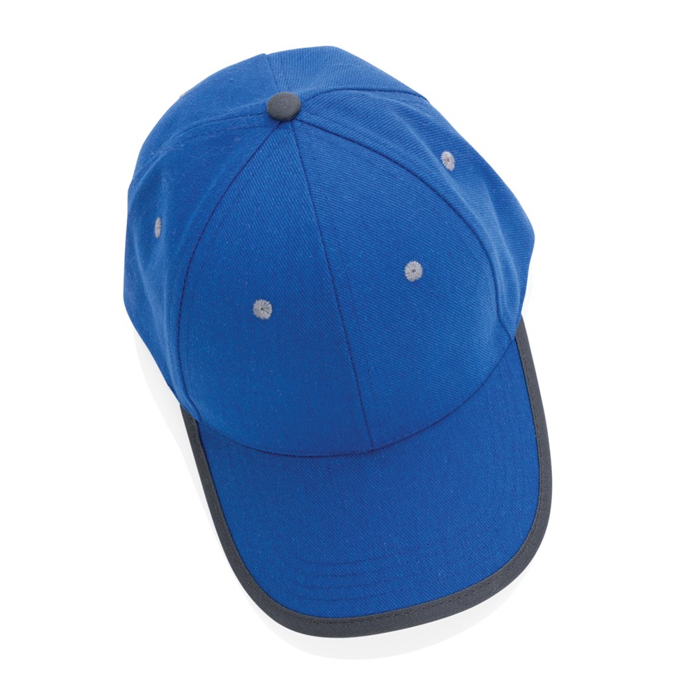 Impact AWARE™ 280gr Brushed rCotton 6 Panel Kontrast-Cap