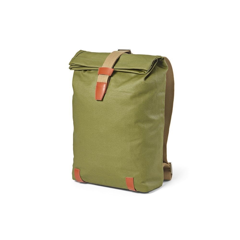 Berlin Rucksack 23L recy. Baumwolle 340 gsm  - Armeegrün