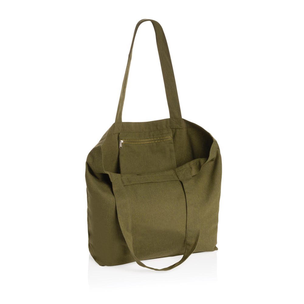 Impact Aware™ 240g/m² rcCanvas Shopper + Tasche, ungefärbt