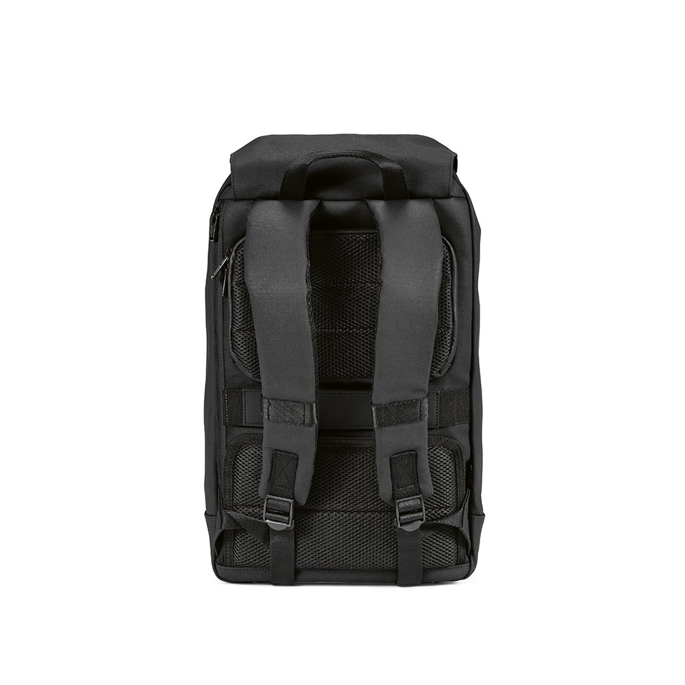 Copenhagen Laptop Rucksack 20L recy. Baumwolle 240 gsm  - Schwarz