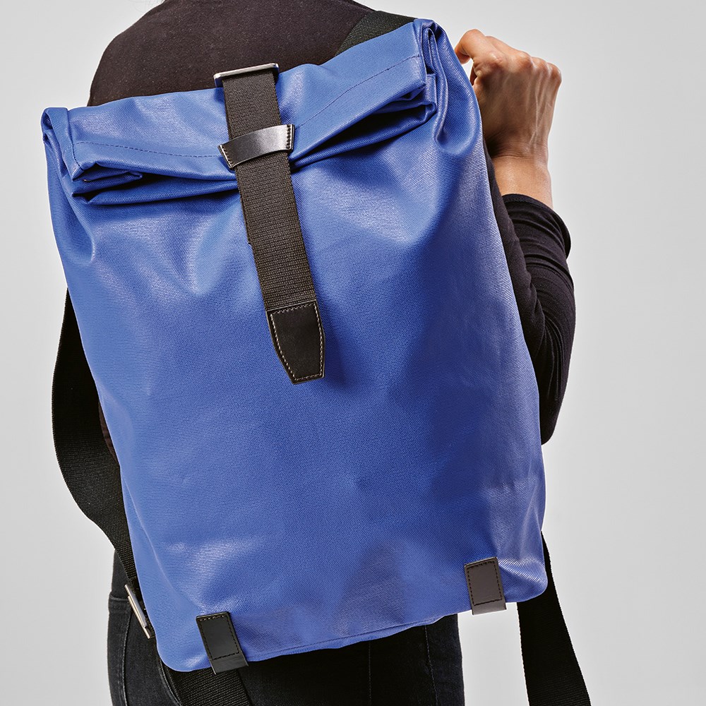 Berlin Rucksack 23L recy. Baumwolle 340 gsm  - Blau