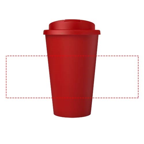 Americano® Eco 350 ml recycelter Becher mit auslaufsicherem Deckel