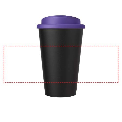 Americano® Eco 350 ml recycelter Becher mit auslaufsicherem Deckel