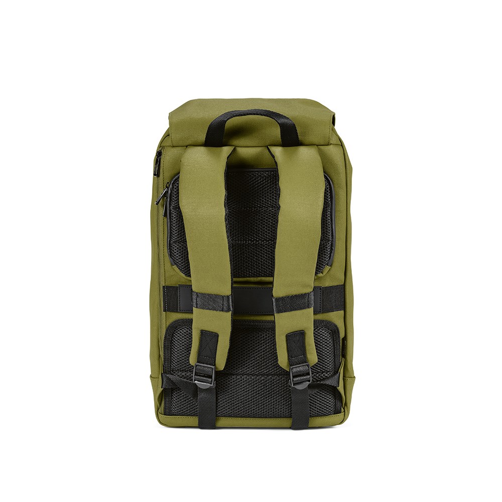 Copenhagen Laptop Rucksack 20L recy. Baumwolle 240 gsm  - Armeegrün