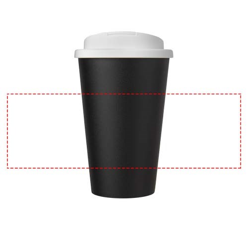 Americano® Eco 350 ml recycelter Becher mit auslaufsicherem Deckel