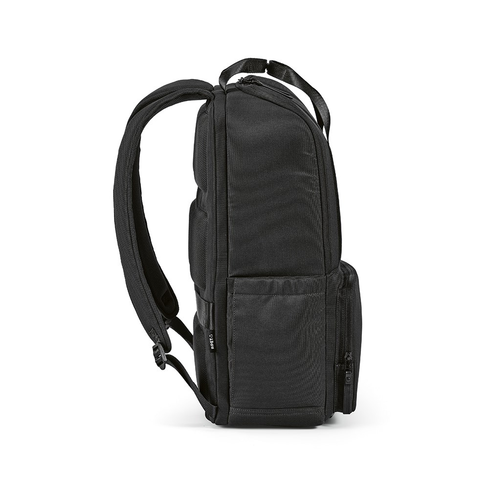 Bucharest Rucksack 18L rPET 600D - Schwarz