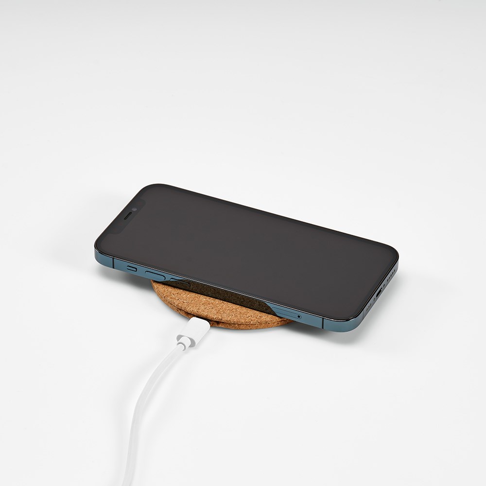 Descartes Wireless Charger Kork 15W  - Natur