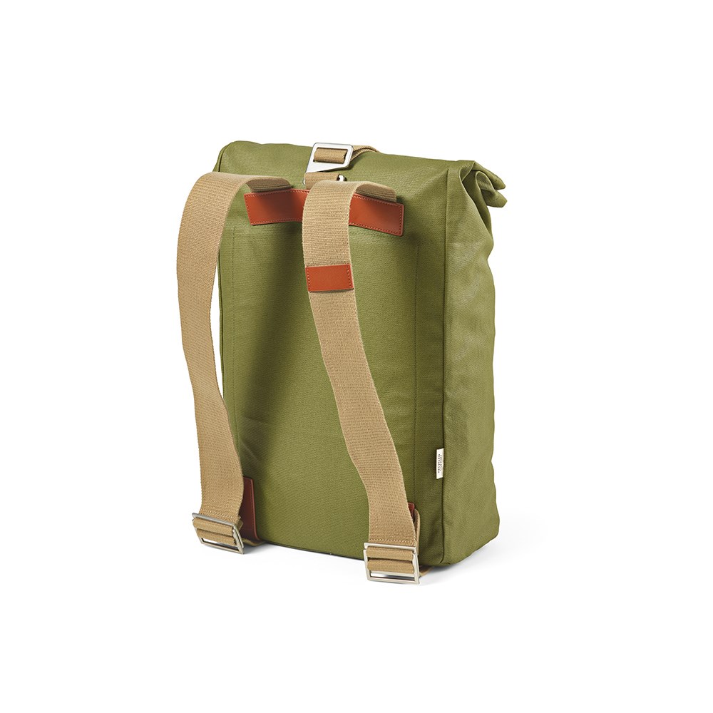 Berlin Rucksack 23L recy. Baumwolle 340 gsm  - Armeegrün