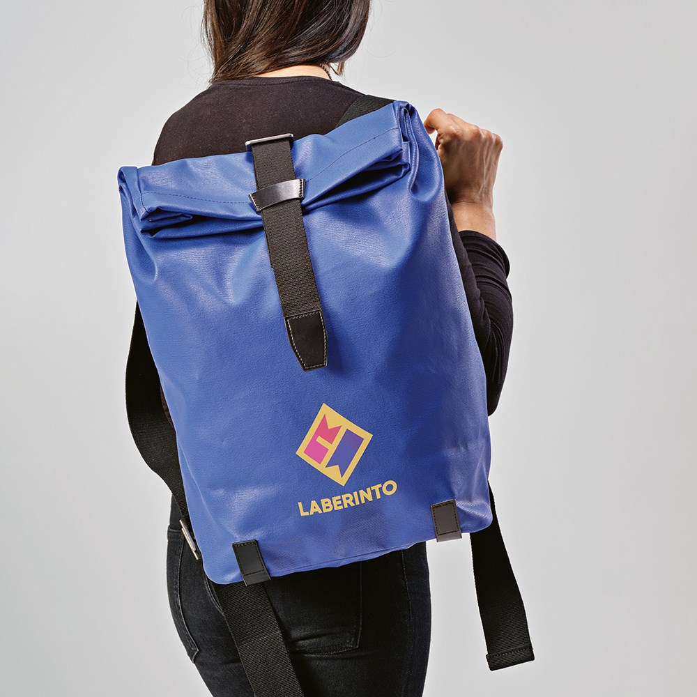 Berlin Rucksack 23L recy. Baumwolle 340 gsm  - Blau