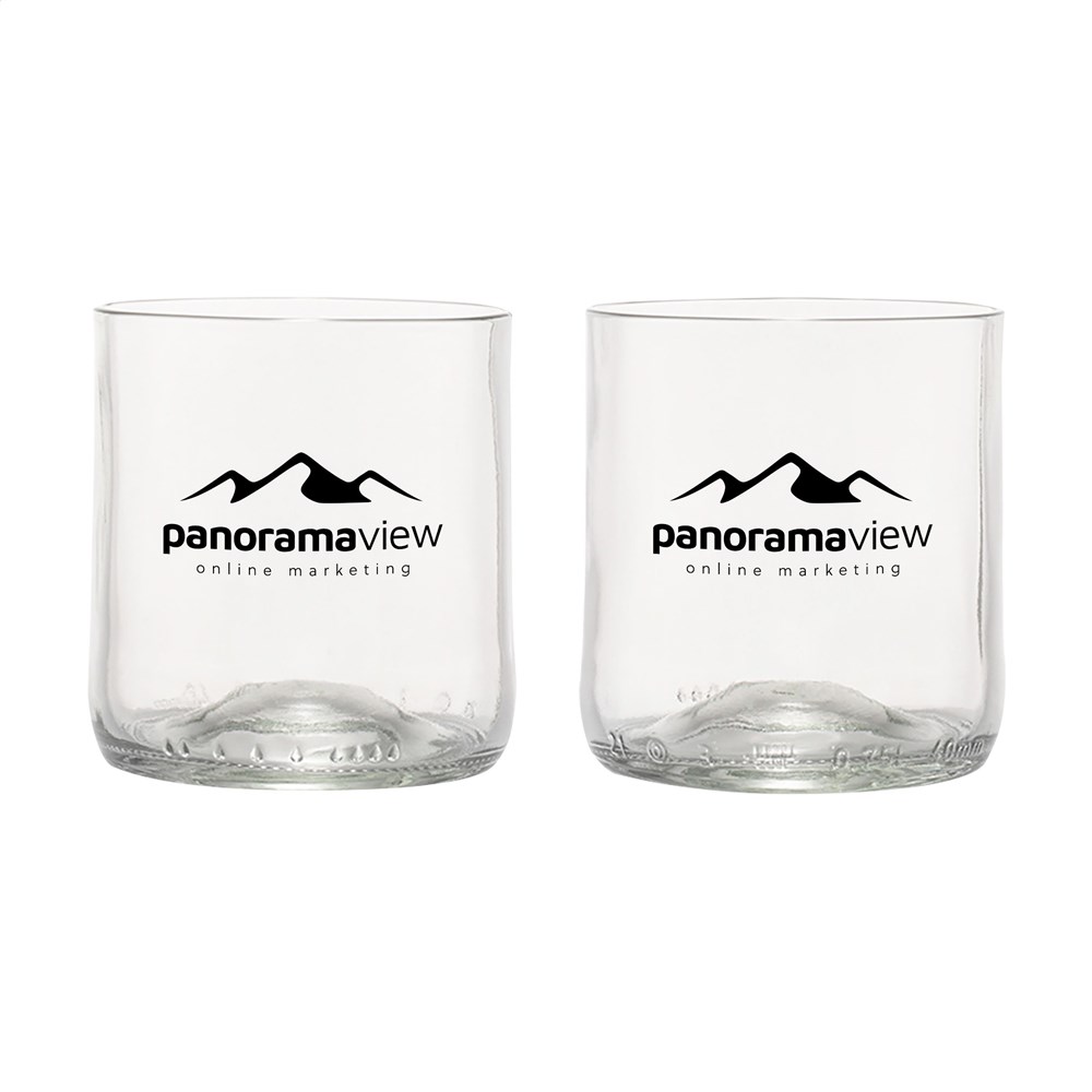 Rebottled® Short Tumbler 2-pack Trinkgläsern