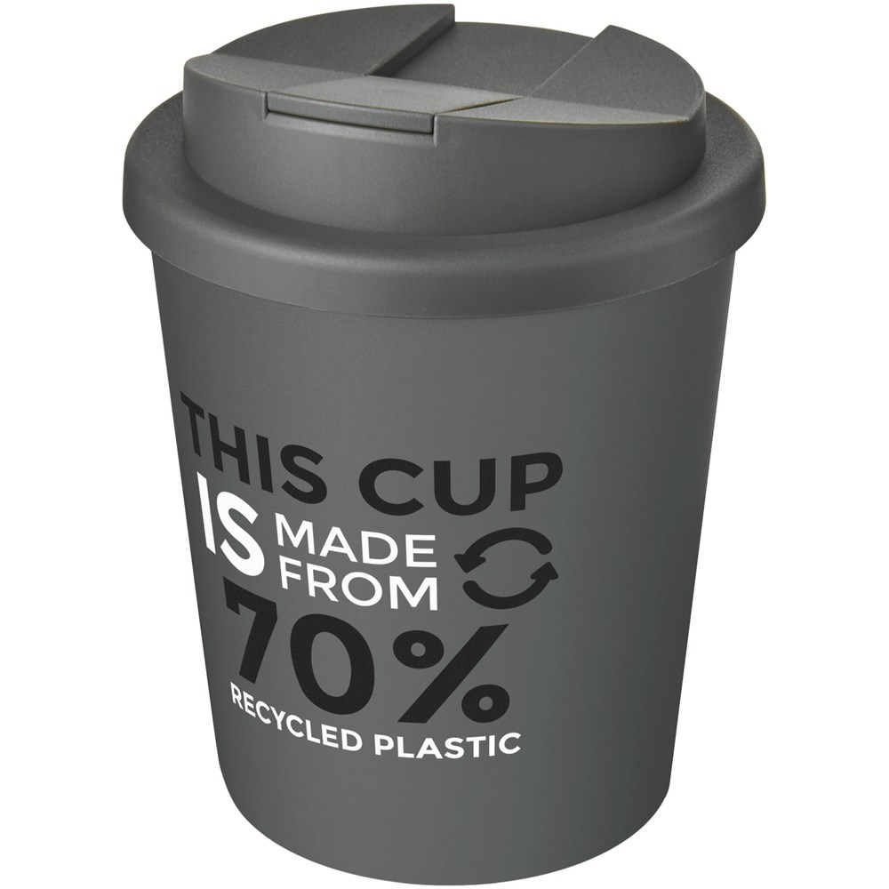 Americano® Espresso Eco 250 ml recycelter Isolierbecher mit auslaufsicherem Deckel 