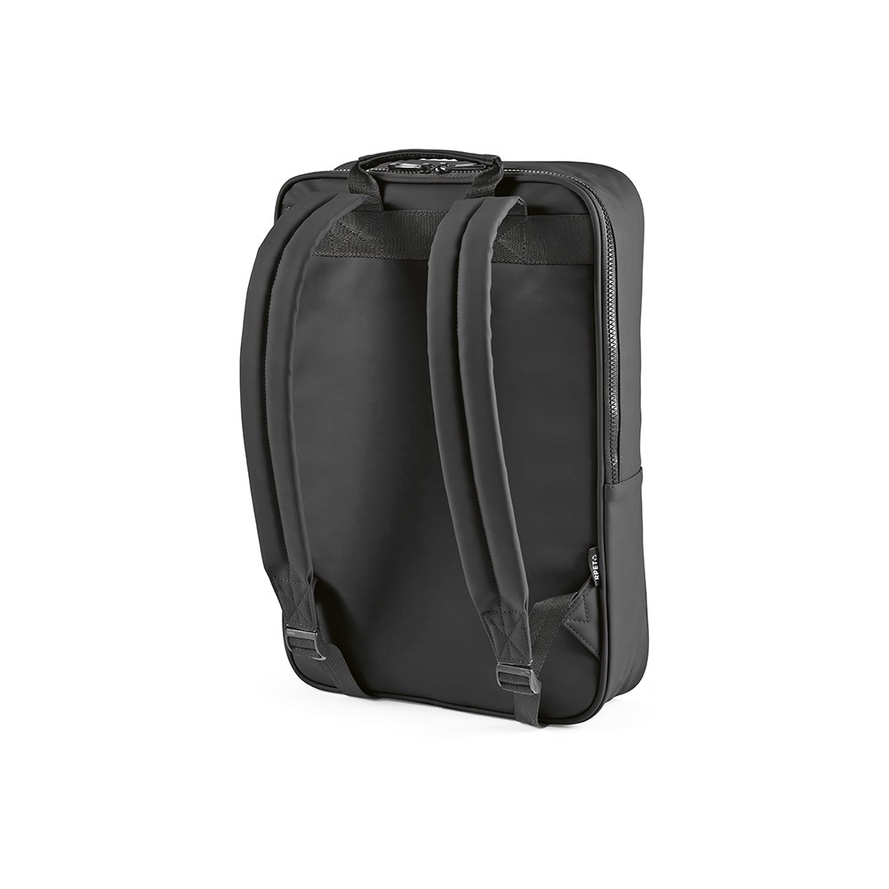 Amsterdam Rucksack 16L recy. PU  - Schwarz