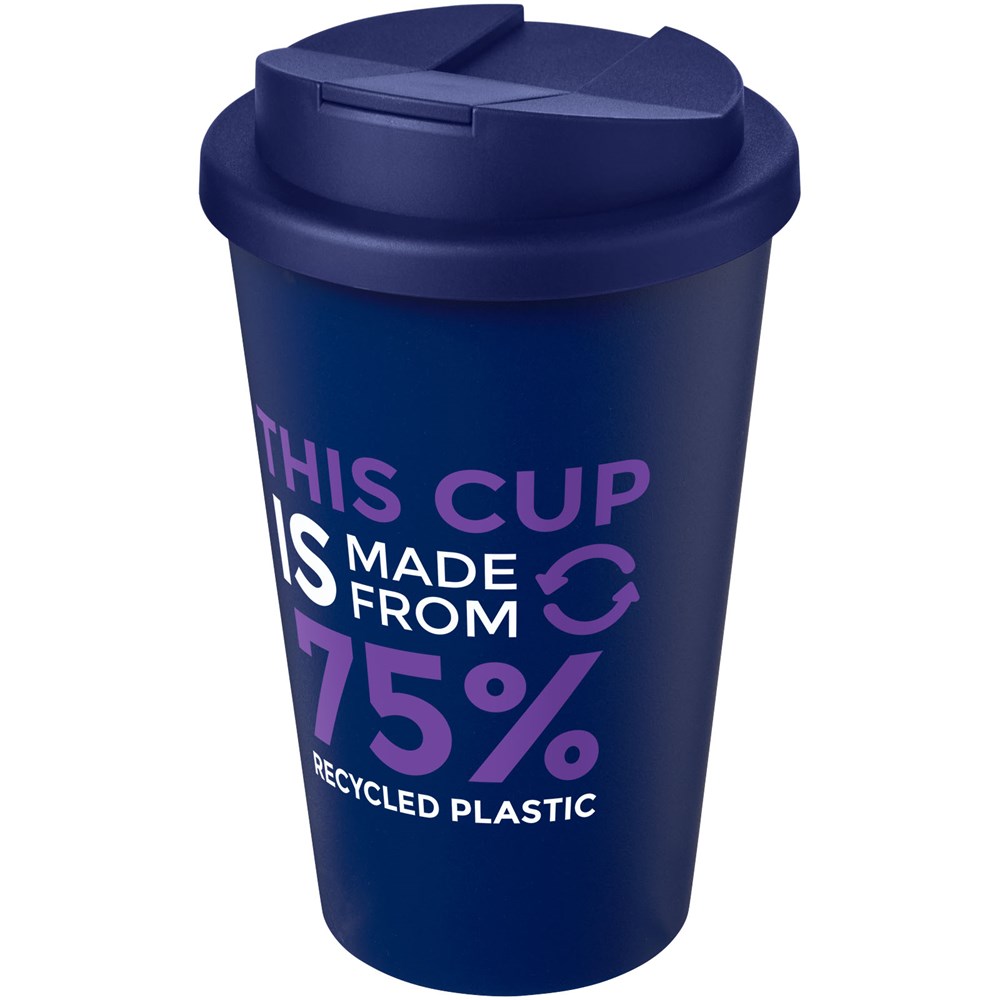 Americano® Eco 350 ml recycelter Becher mit auslaufsicherem Deckel