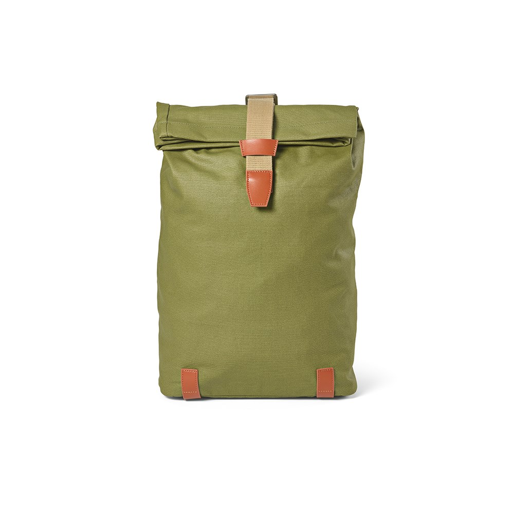 Berlin Rucksack 23L recy. Baumwolle 340 gsm  - Armeegrün