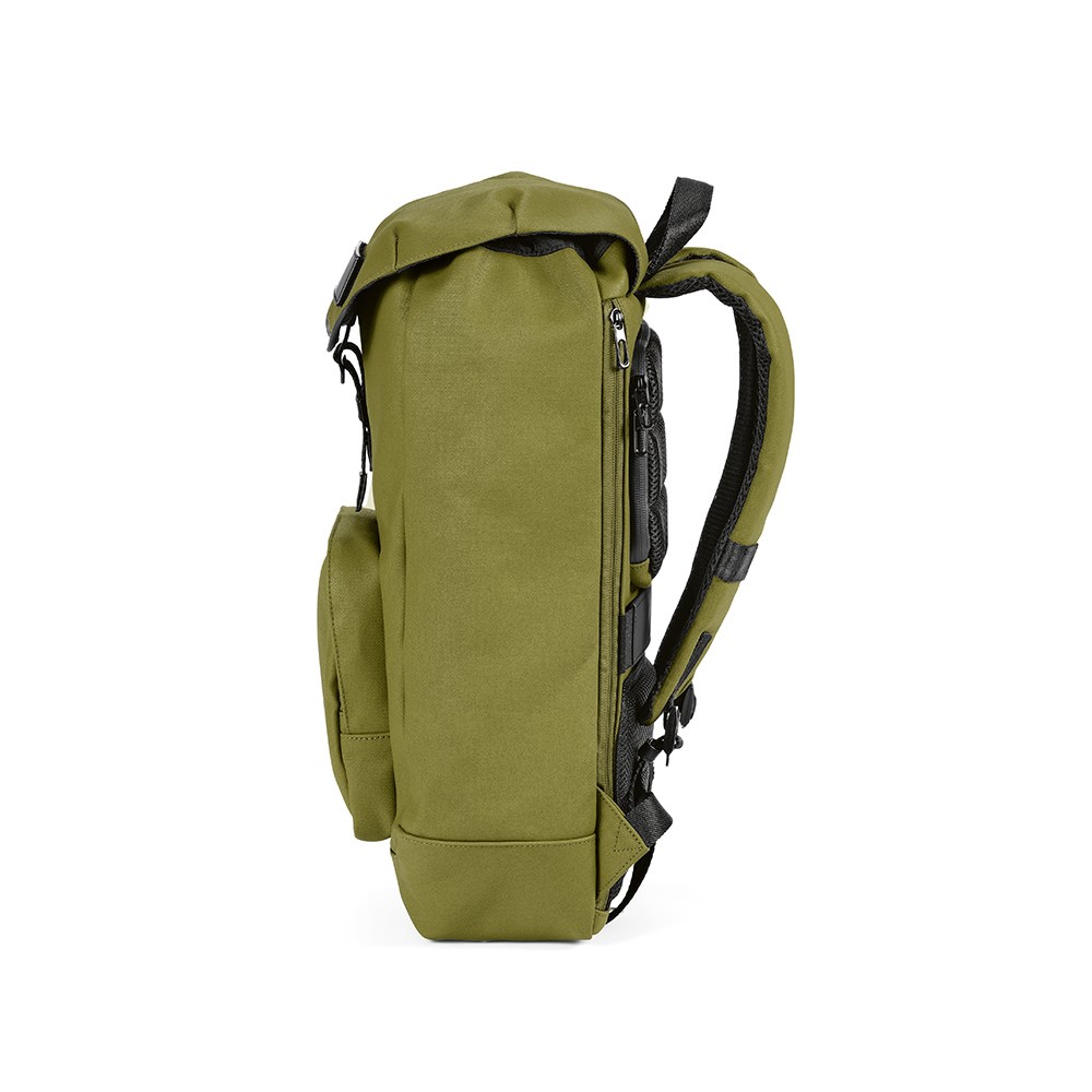 Copenhagen Laptop Rucksack 20L recy. Baumwolle 240 gsm  - Armeegrün