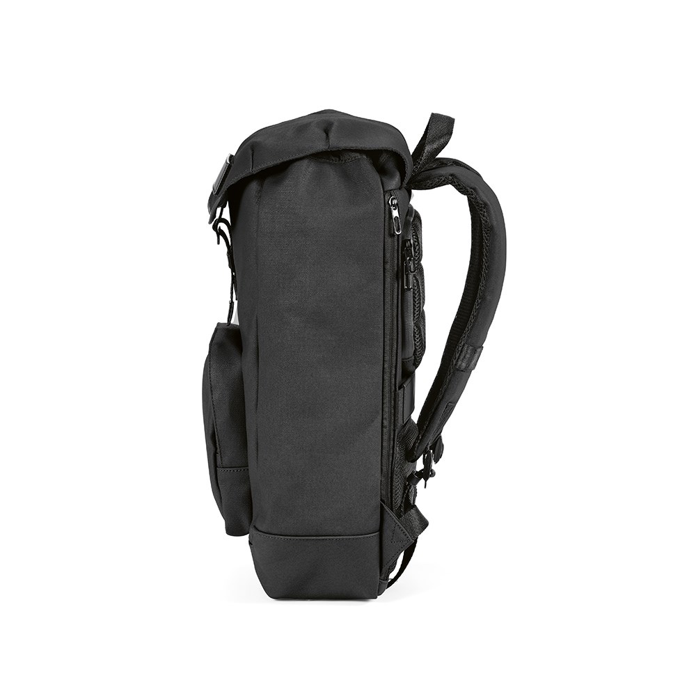 Copenhagen Laptop Rucksack 20L recy. Baumwolle 240 gsm  - Schwarz